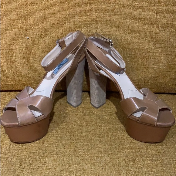 Never Worn Prada  Platform Sandals - Picture 1 of 4